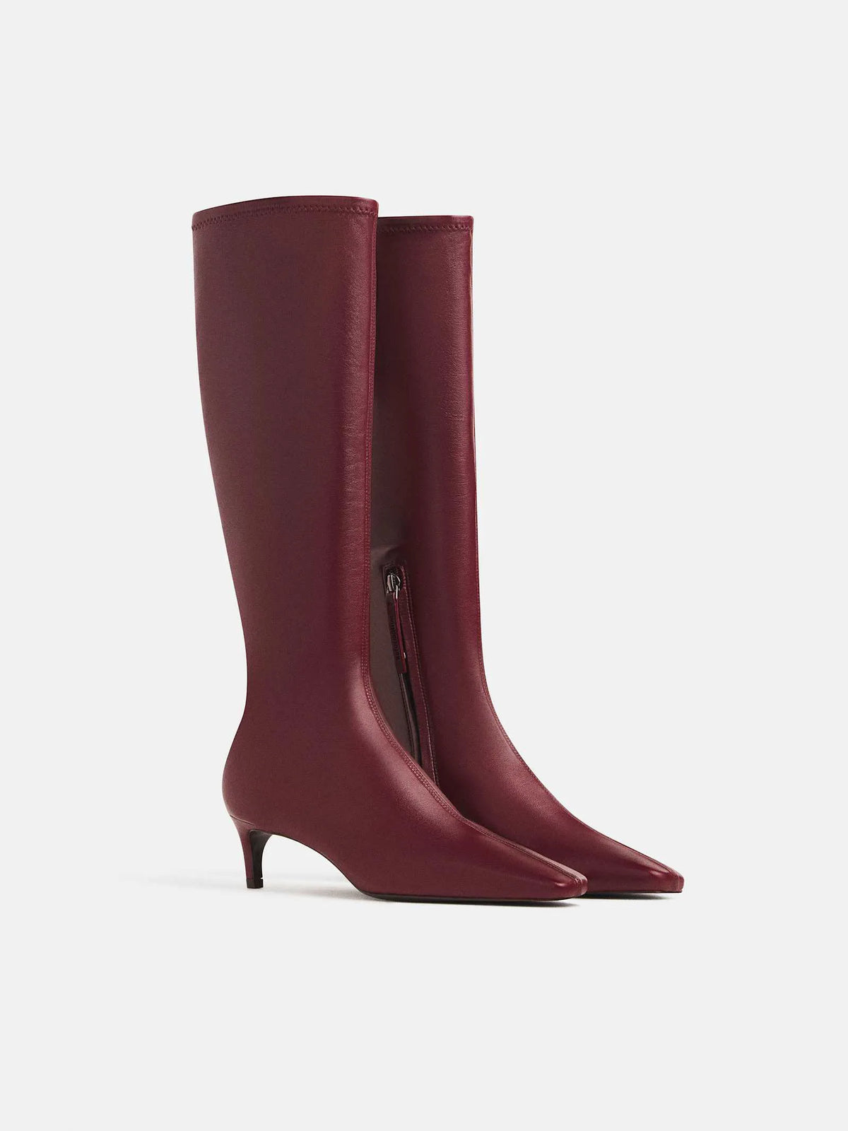 Oxblood Stretch Leather