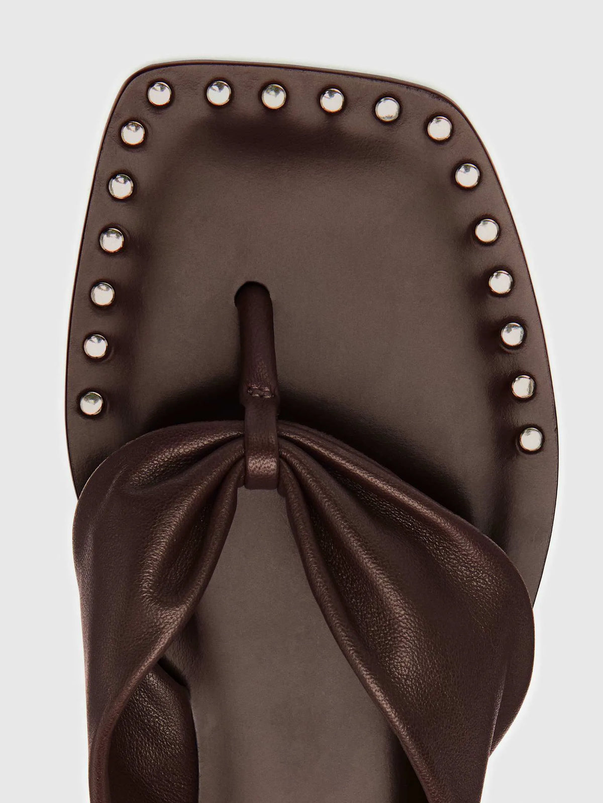 Espresso Leather Studs