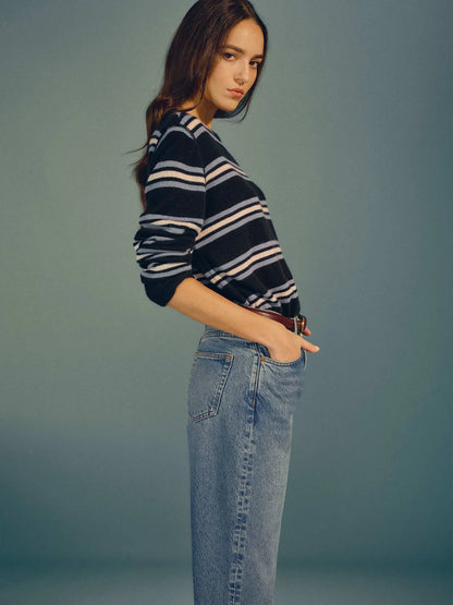 Navy Multi Stripe