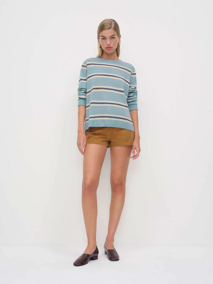 Turquoise Multi Stripe
