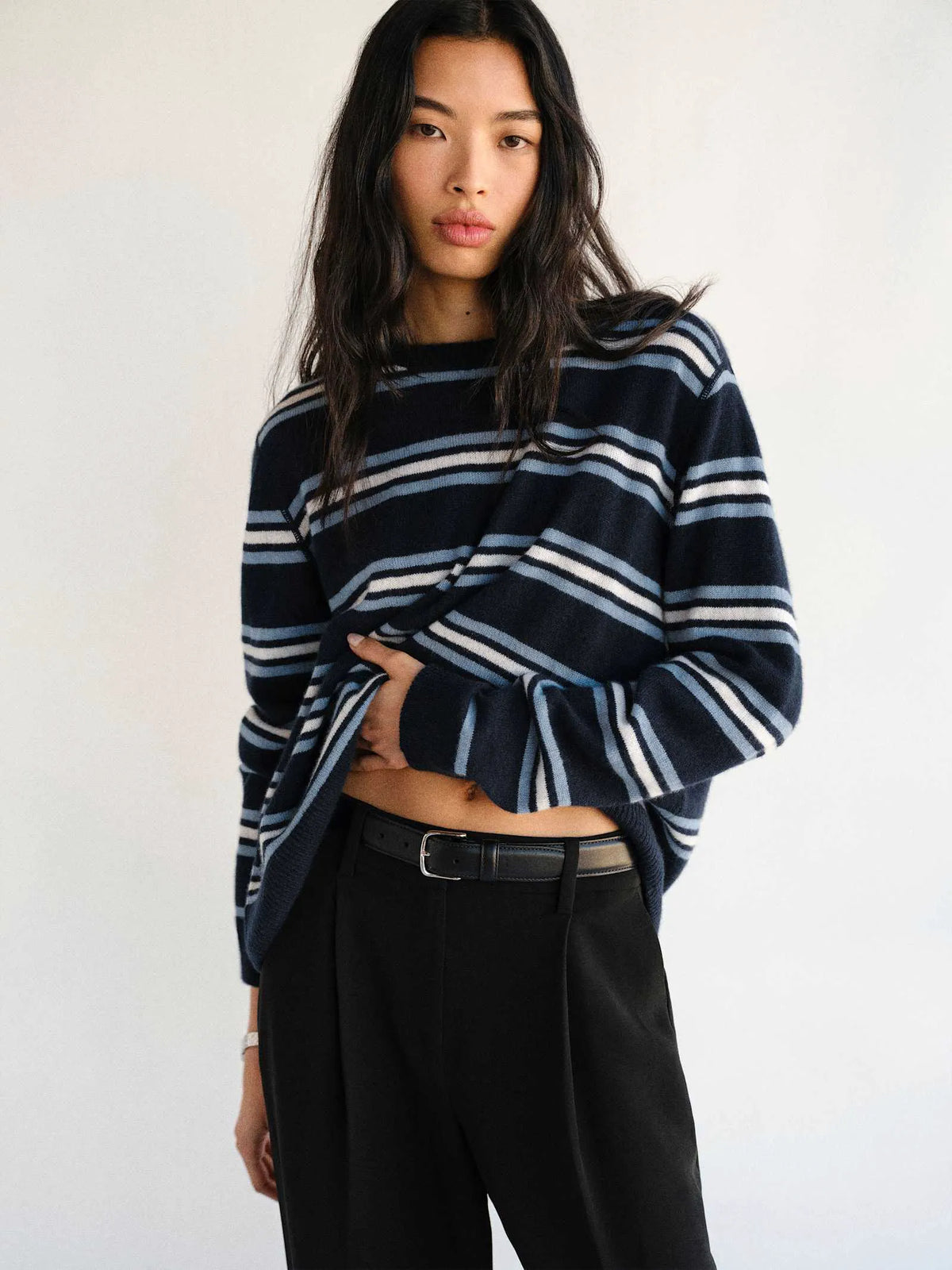 Navy Multi Stripe