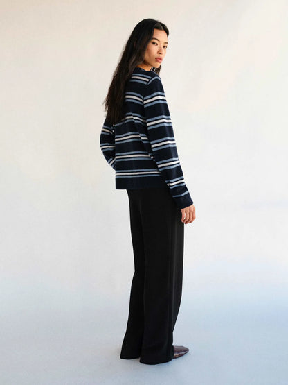 Navy Multi Stripe