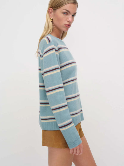 Turquoise Multi Stripe