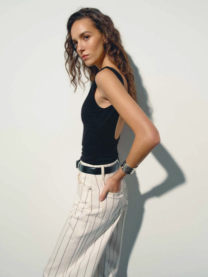 Fior Di Latte Pinstripe
