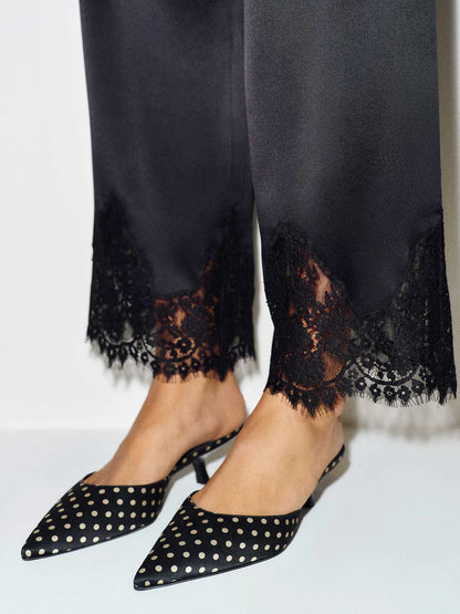 Polka Dot Satin