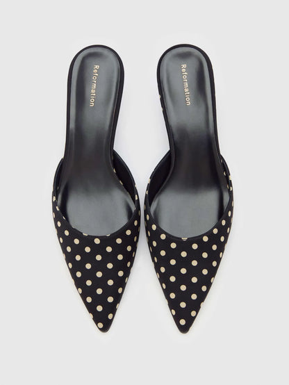 Polka Dot Satin