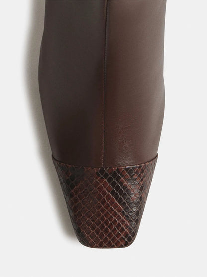 Espresso Leather Chocolate Snake