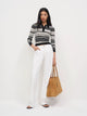 Black Cream Stripe