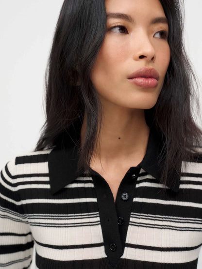 Black Cream Stripe