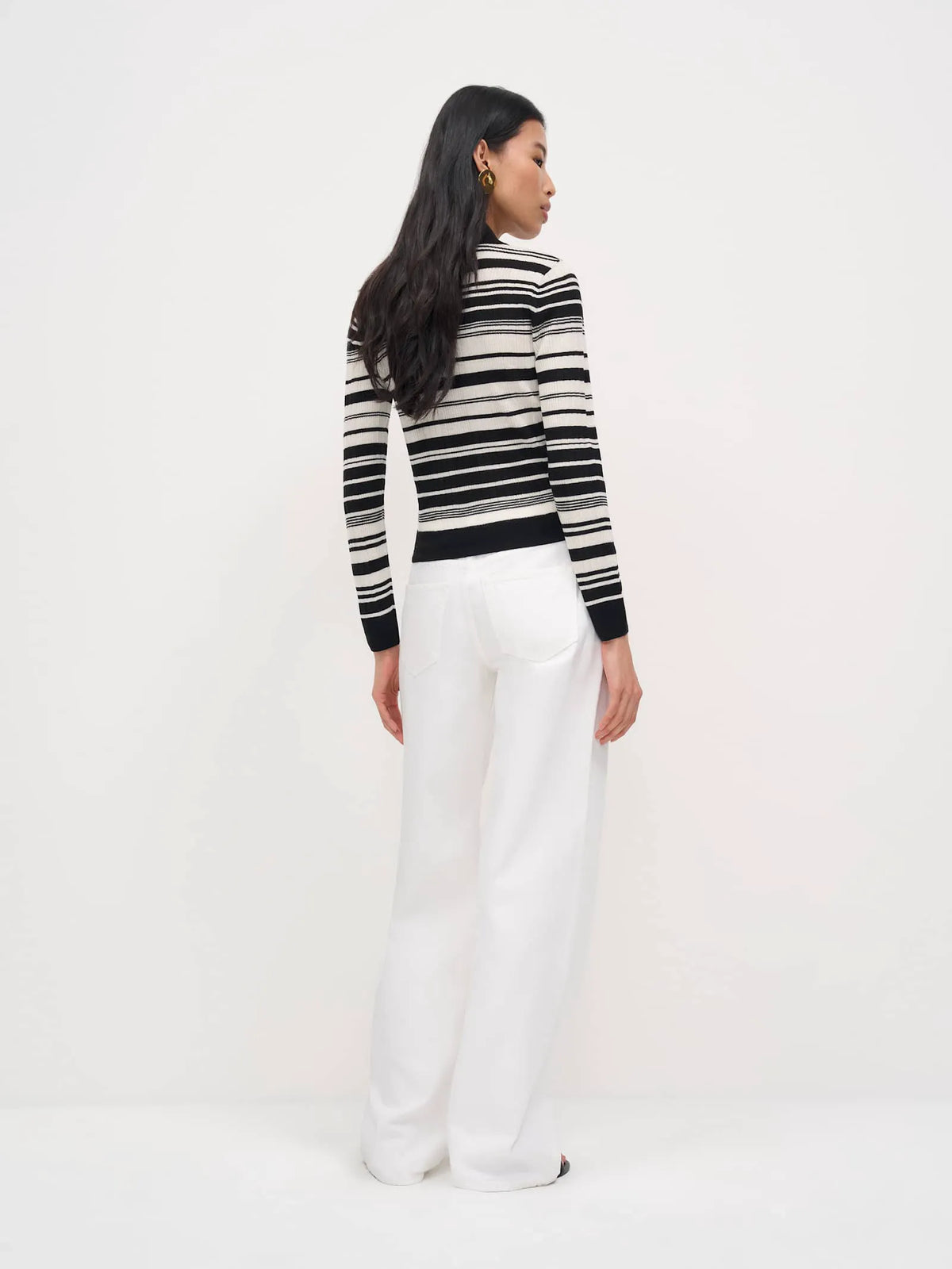 Black Cream Stripe