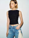 Black Sheer Stripe