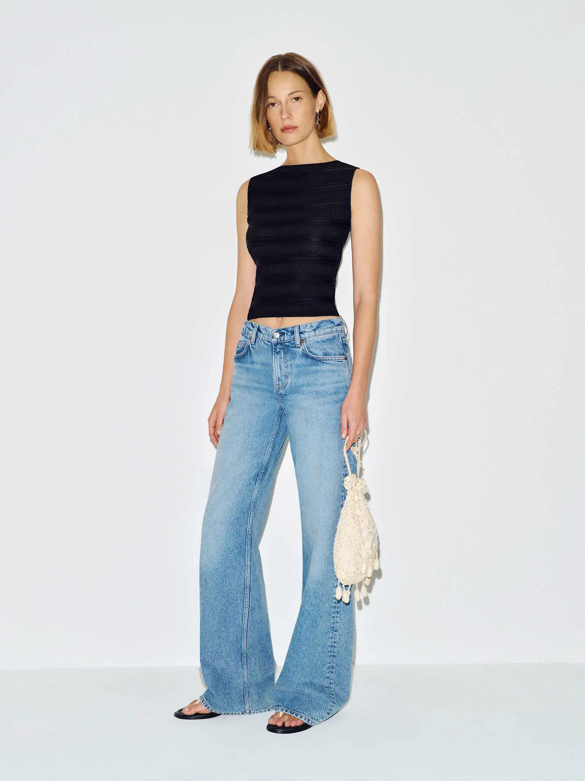 Black Sheer Stripe