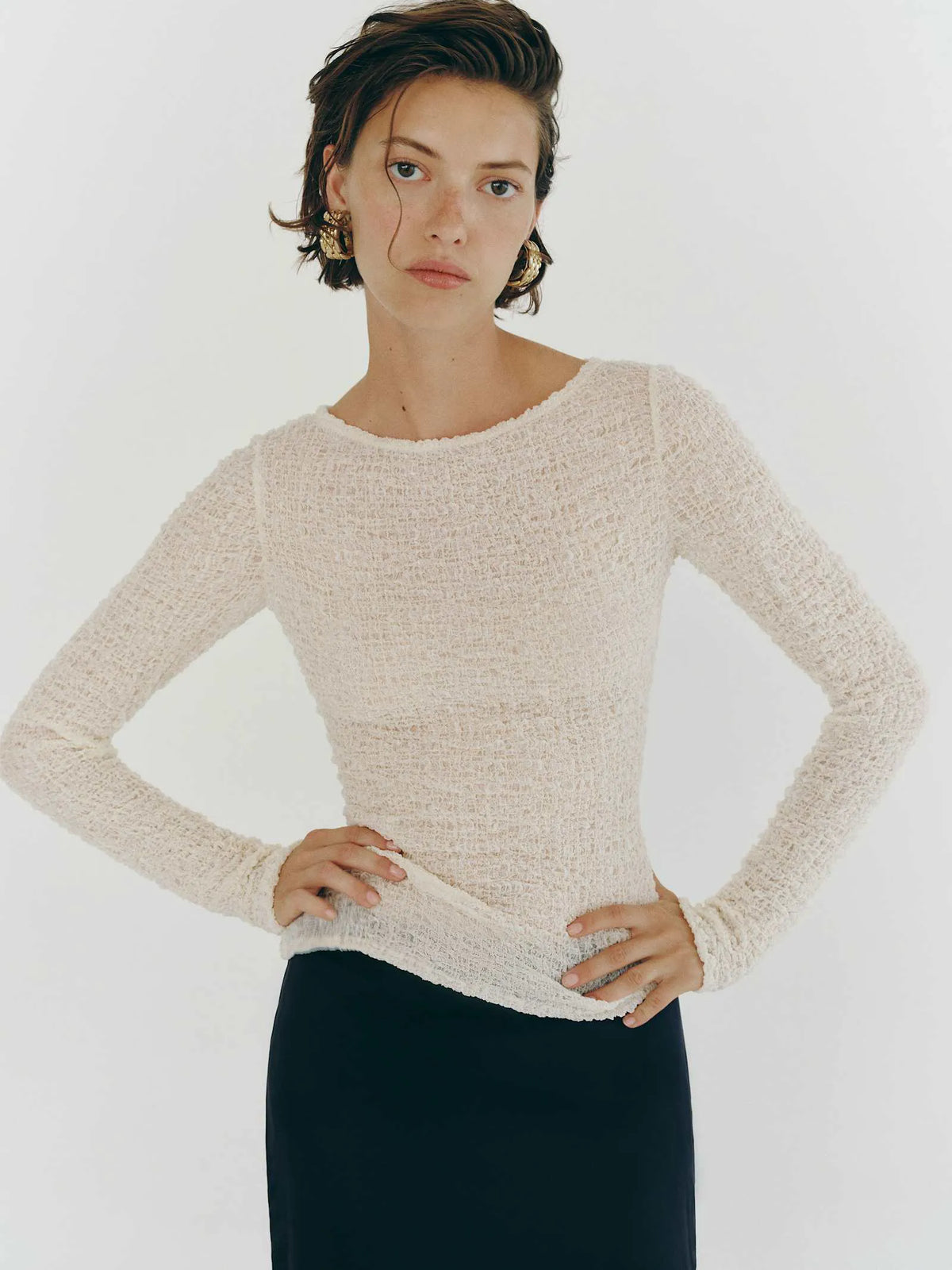 Ivory Crinkle