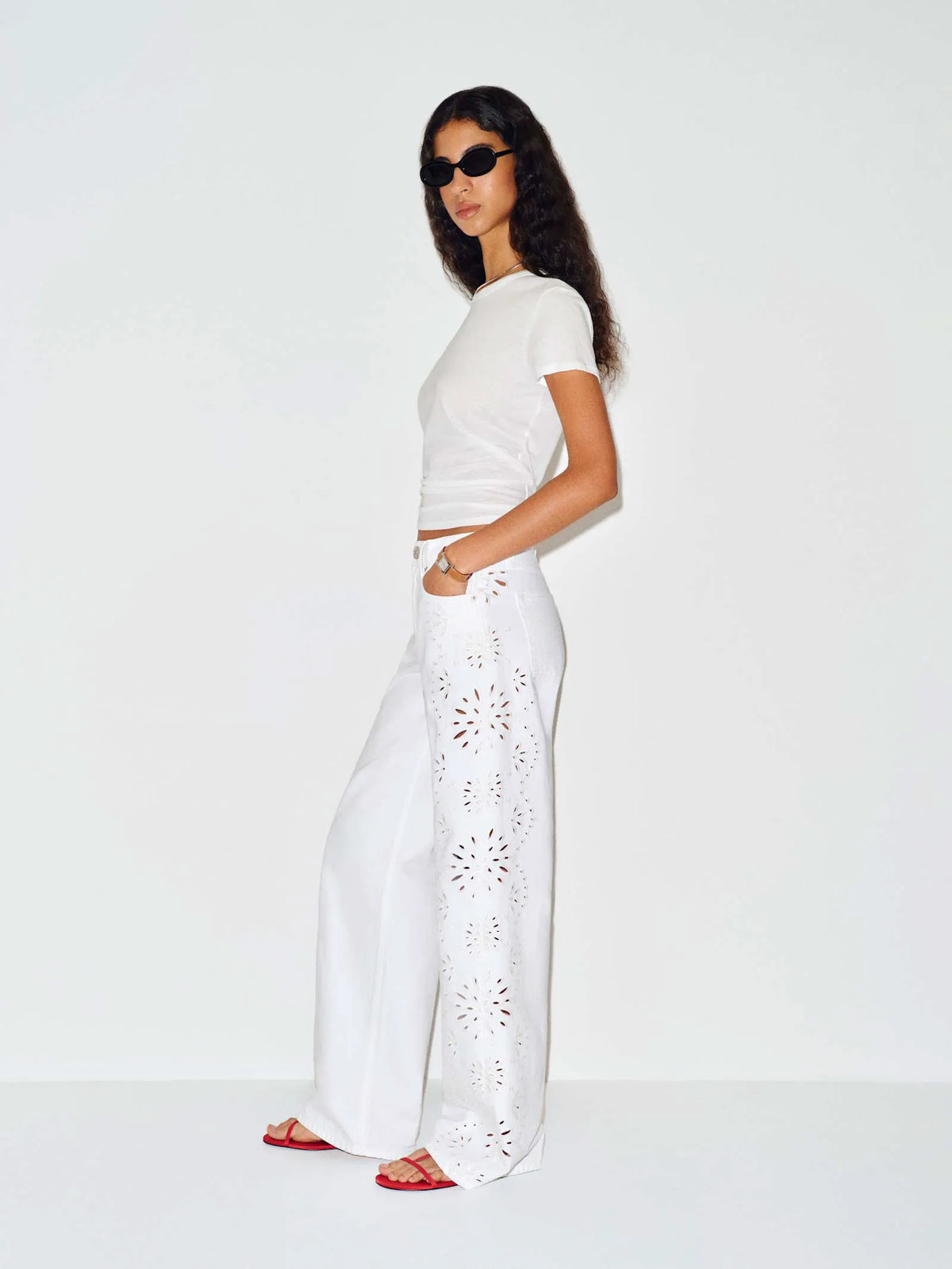 Optic White Eyelet