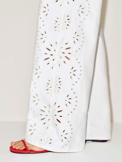 Optic White Eyelet