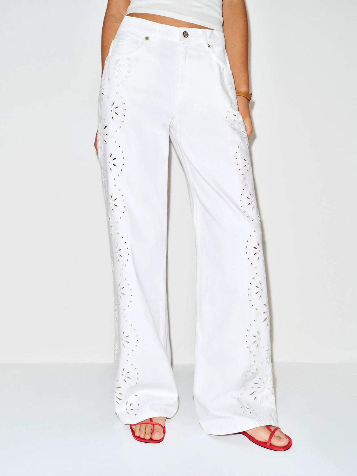 Optic White Eyelet