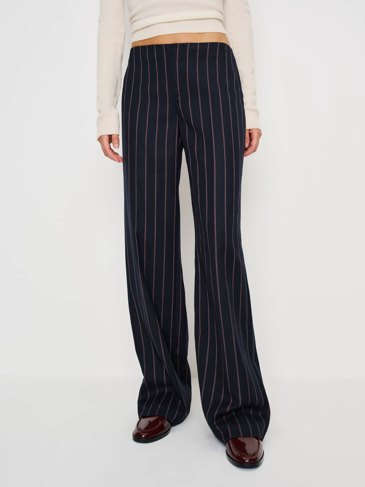 Navy Red Stripe