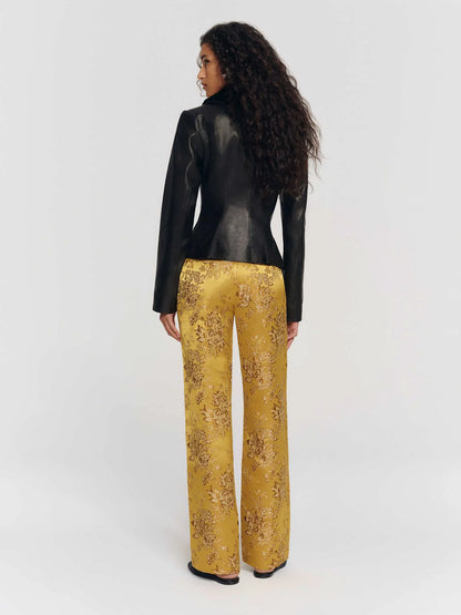 Chartreuse Brocade