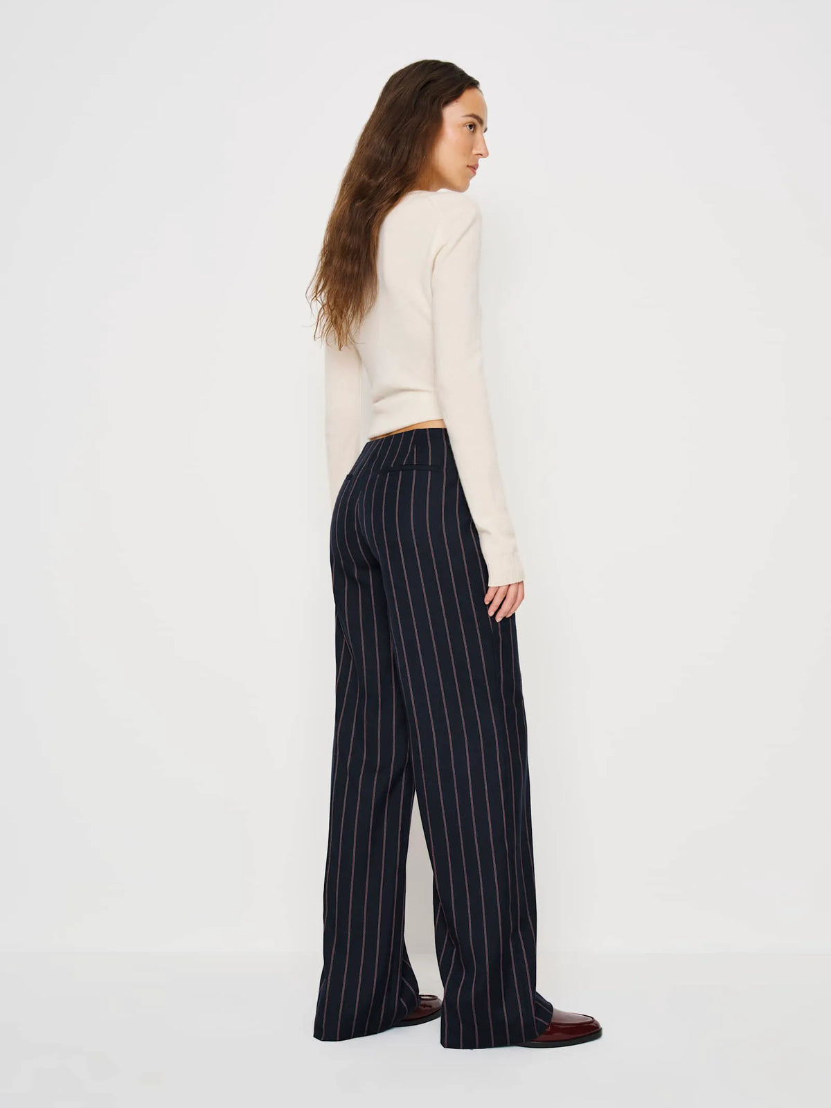 Navy Red Stripe