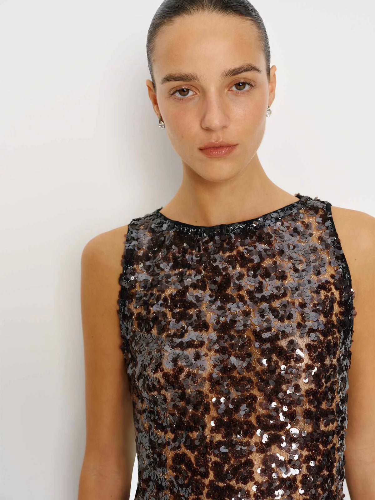 Black Sheer Sequin