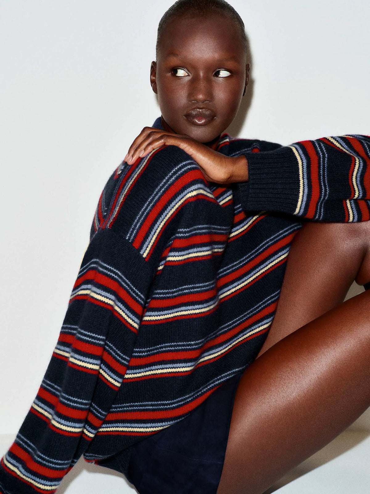 Navy Neptune Blue Multi Stripe
