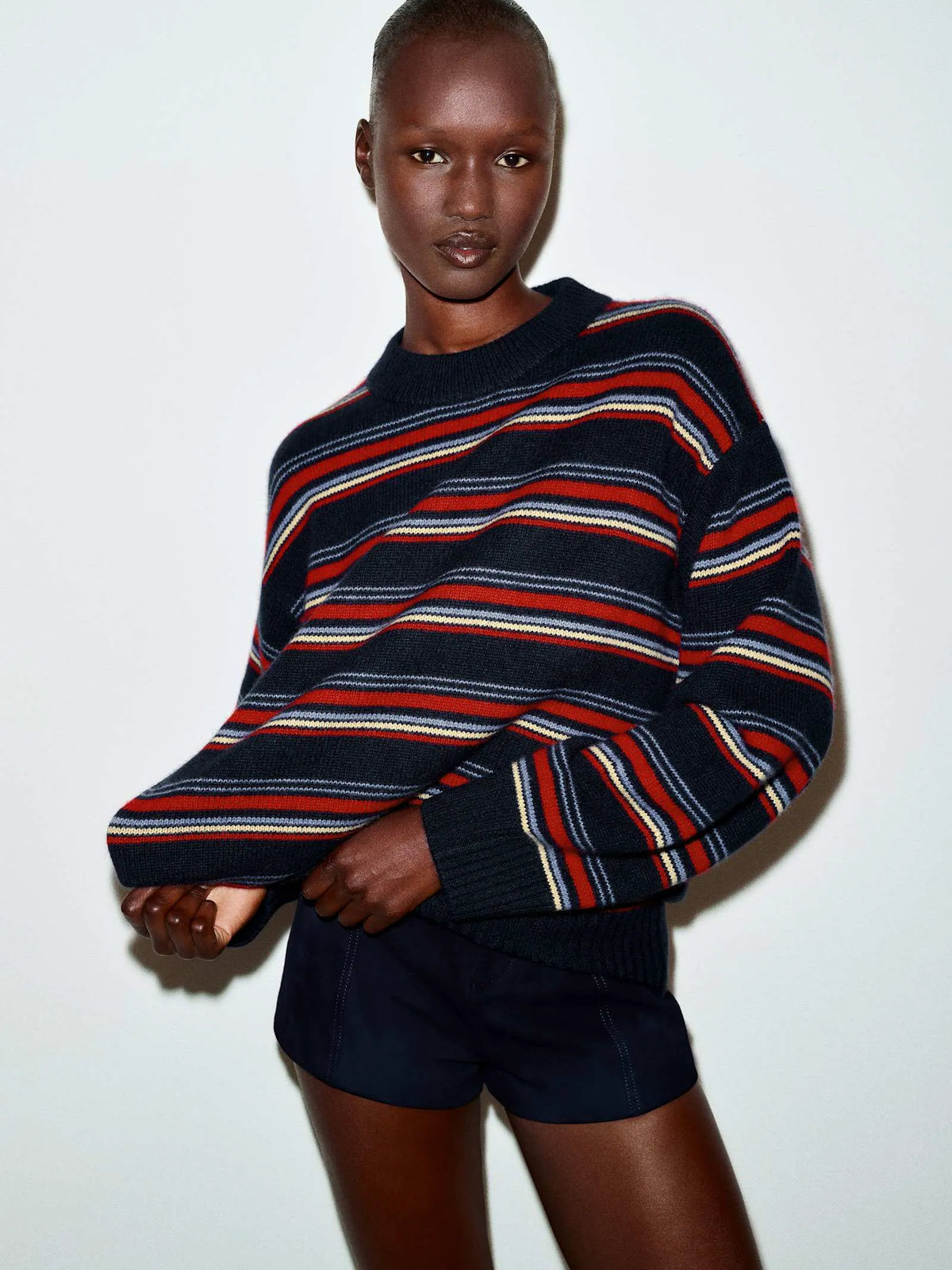 Navy Neptune Blue Multi Stripe