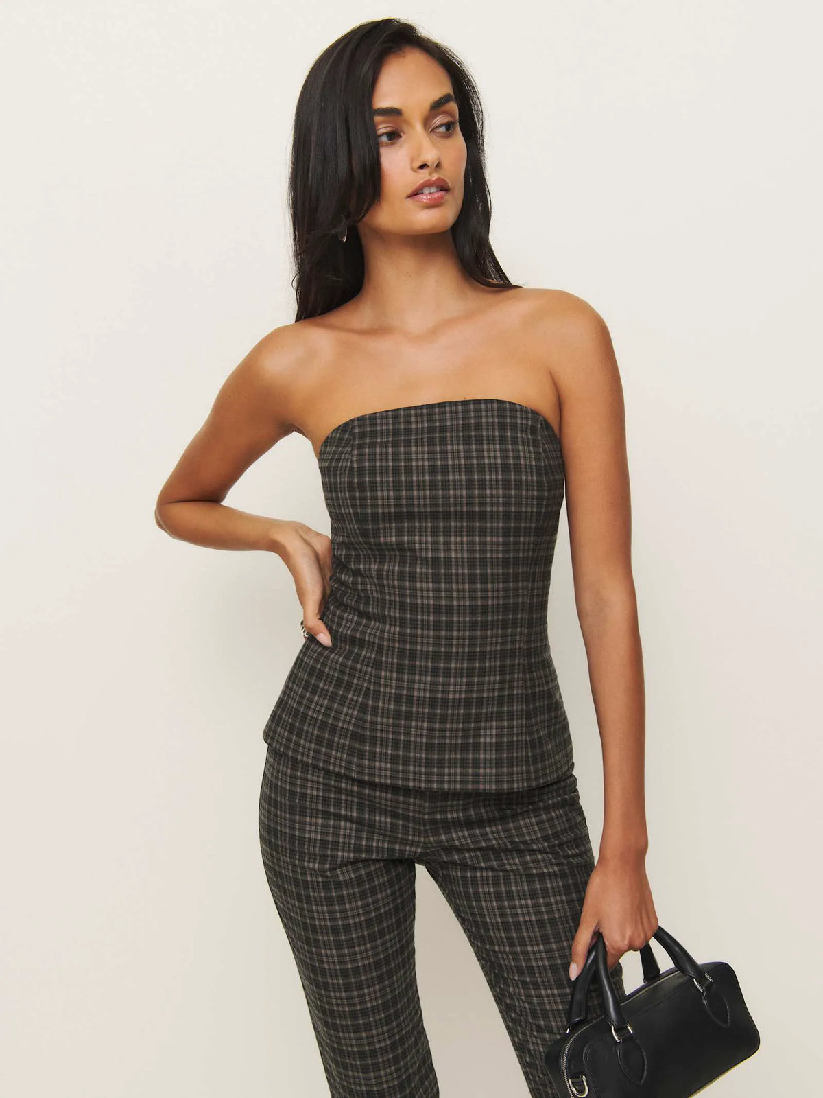Taupe Check