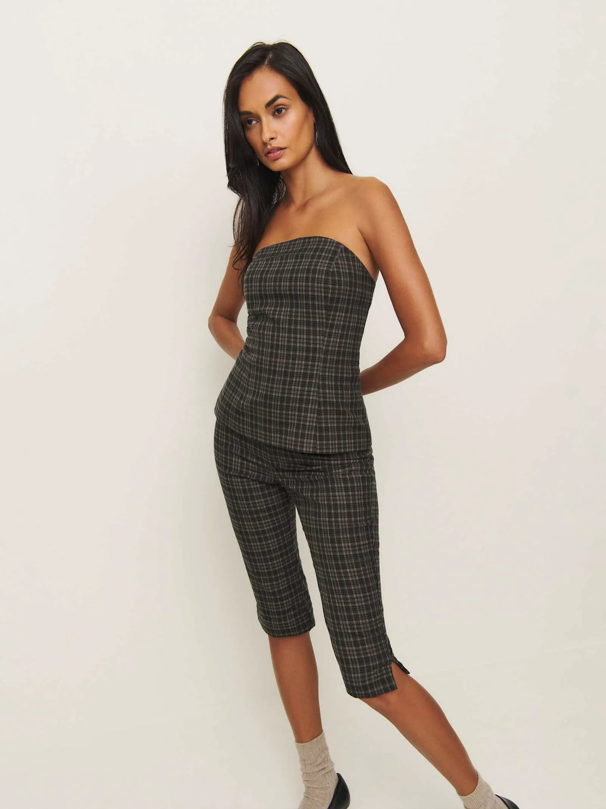 Taupe Check