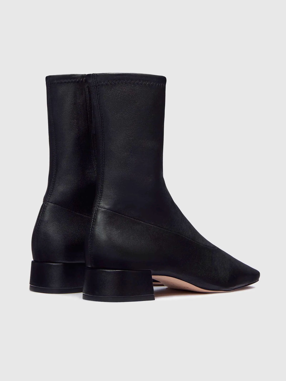 Black Stretch Leather