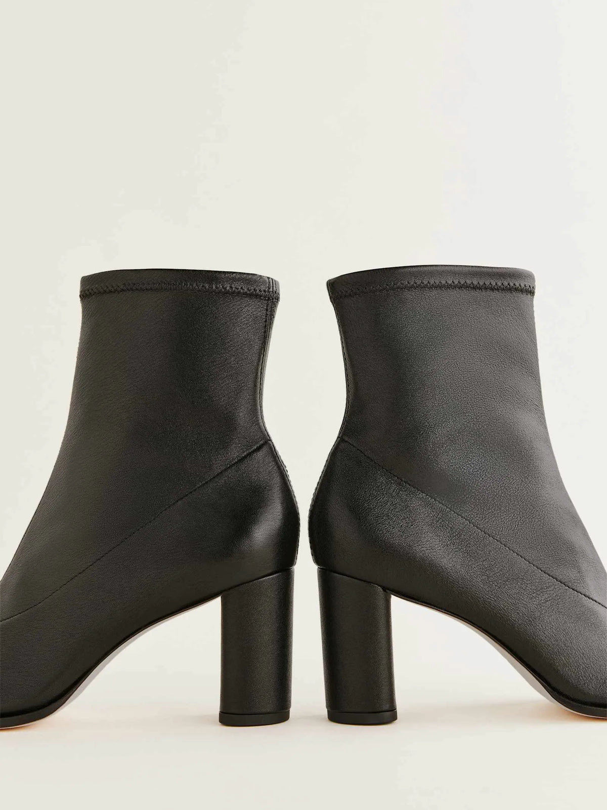 Black Stretch Leather