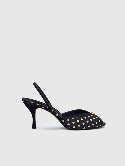 Polka Dot Satin