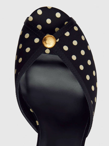 Polka Dot Satin