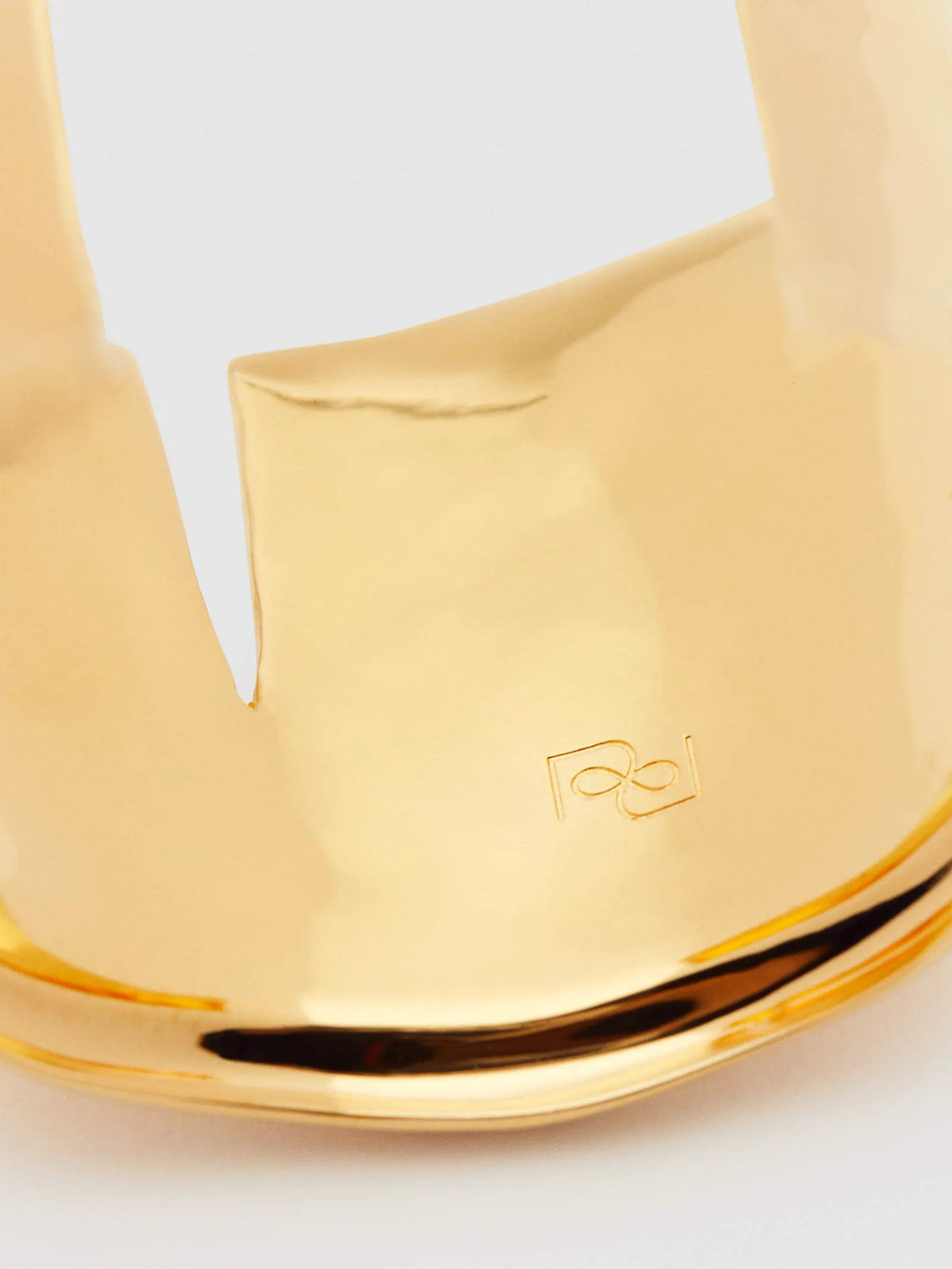 Gold With Pave Slit