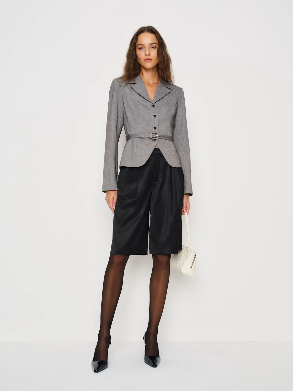 Black Herringbone