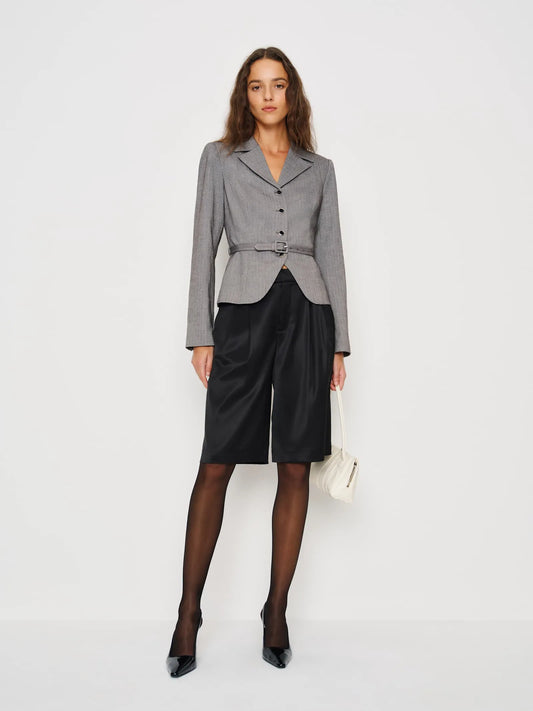 Black Herringbone