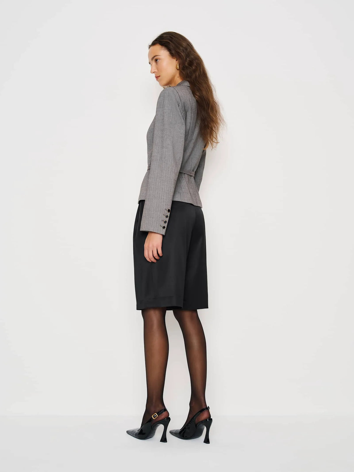 Black Herringbone