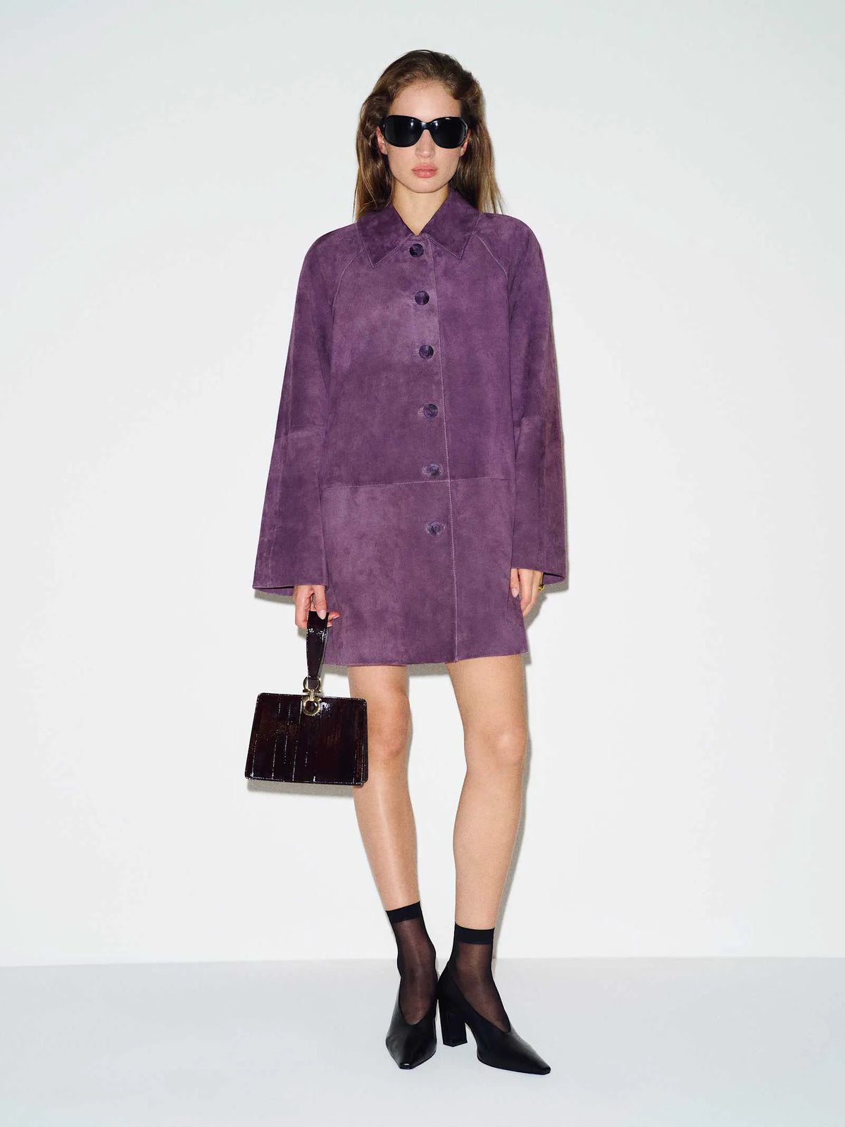 Crushed Violet Suede