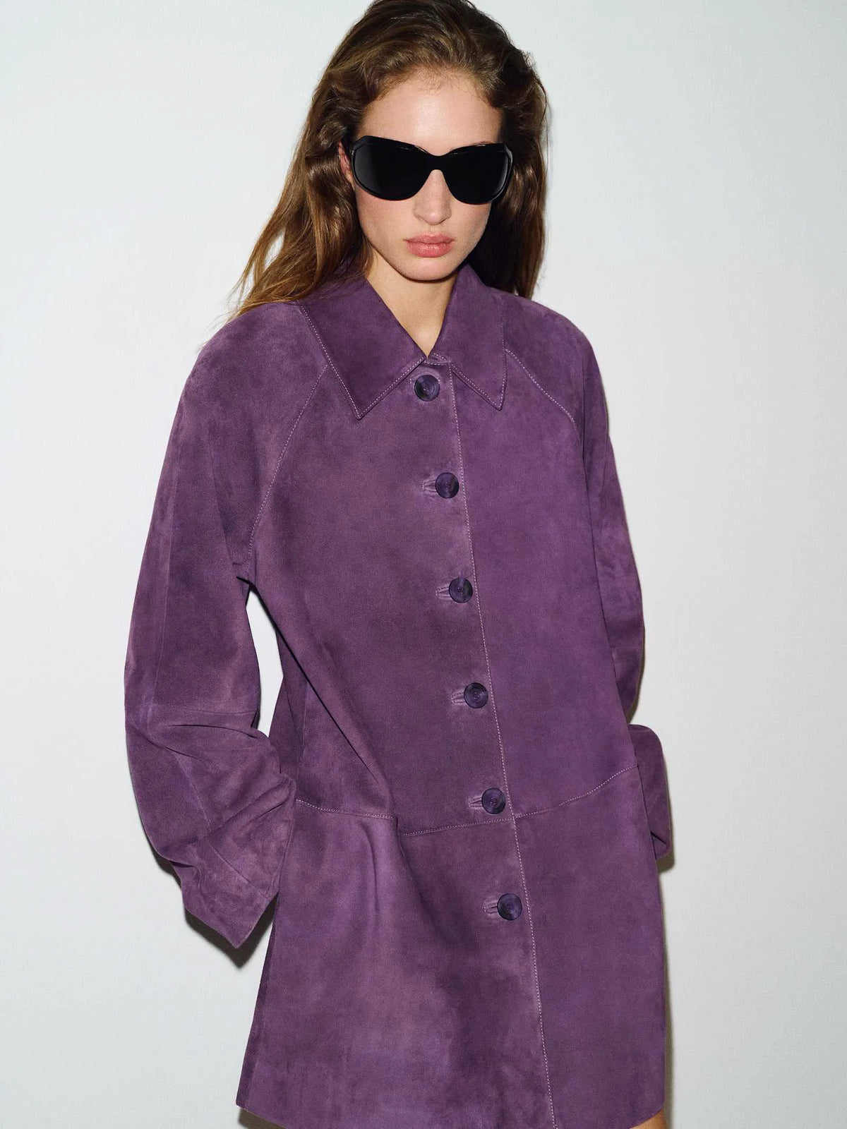 Crushed Violet Suede