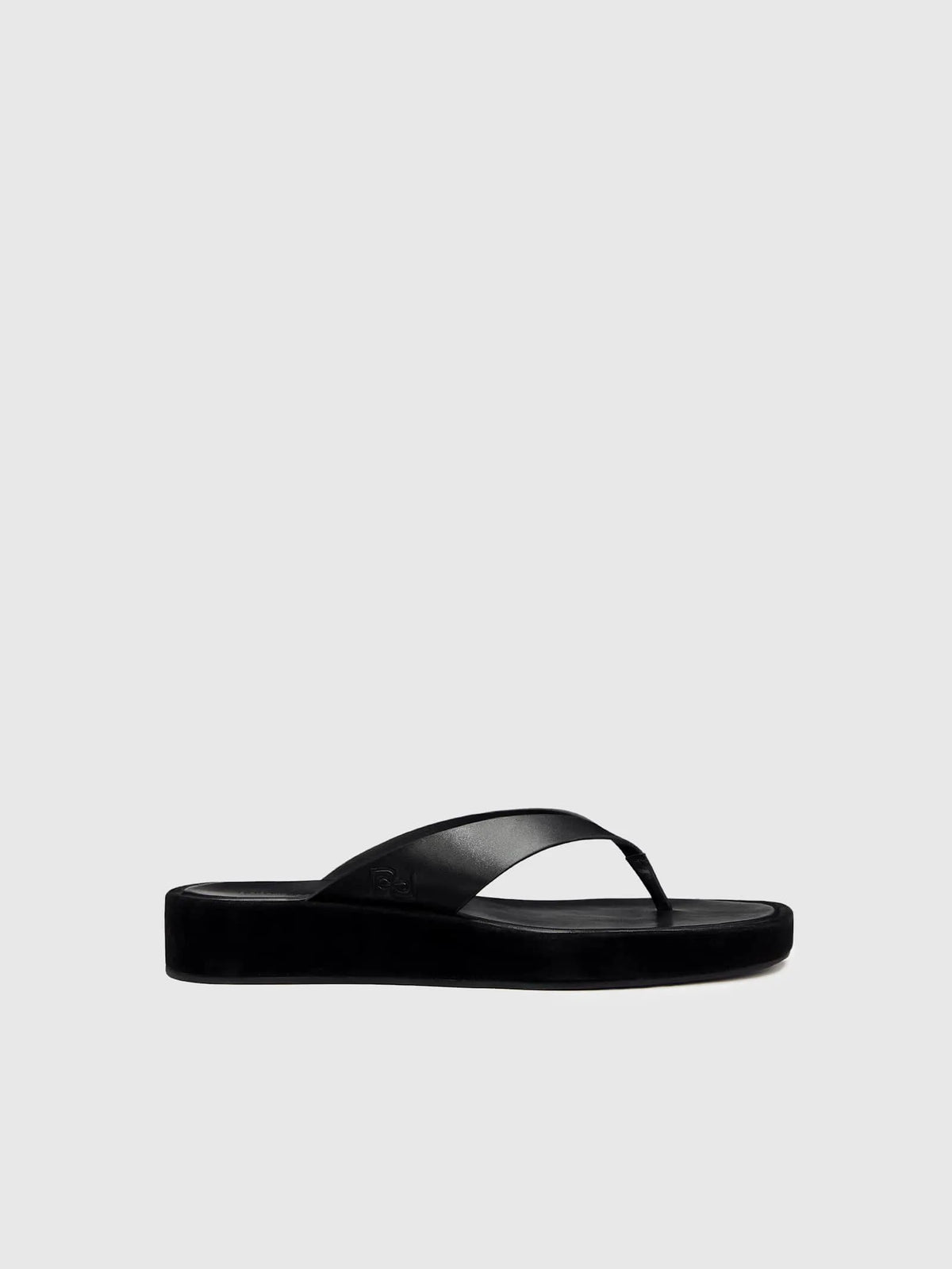 Black Suede Leather