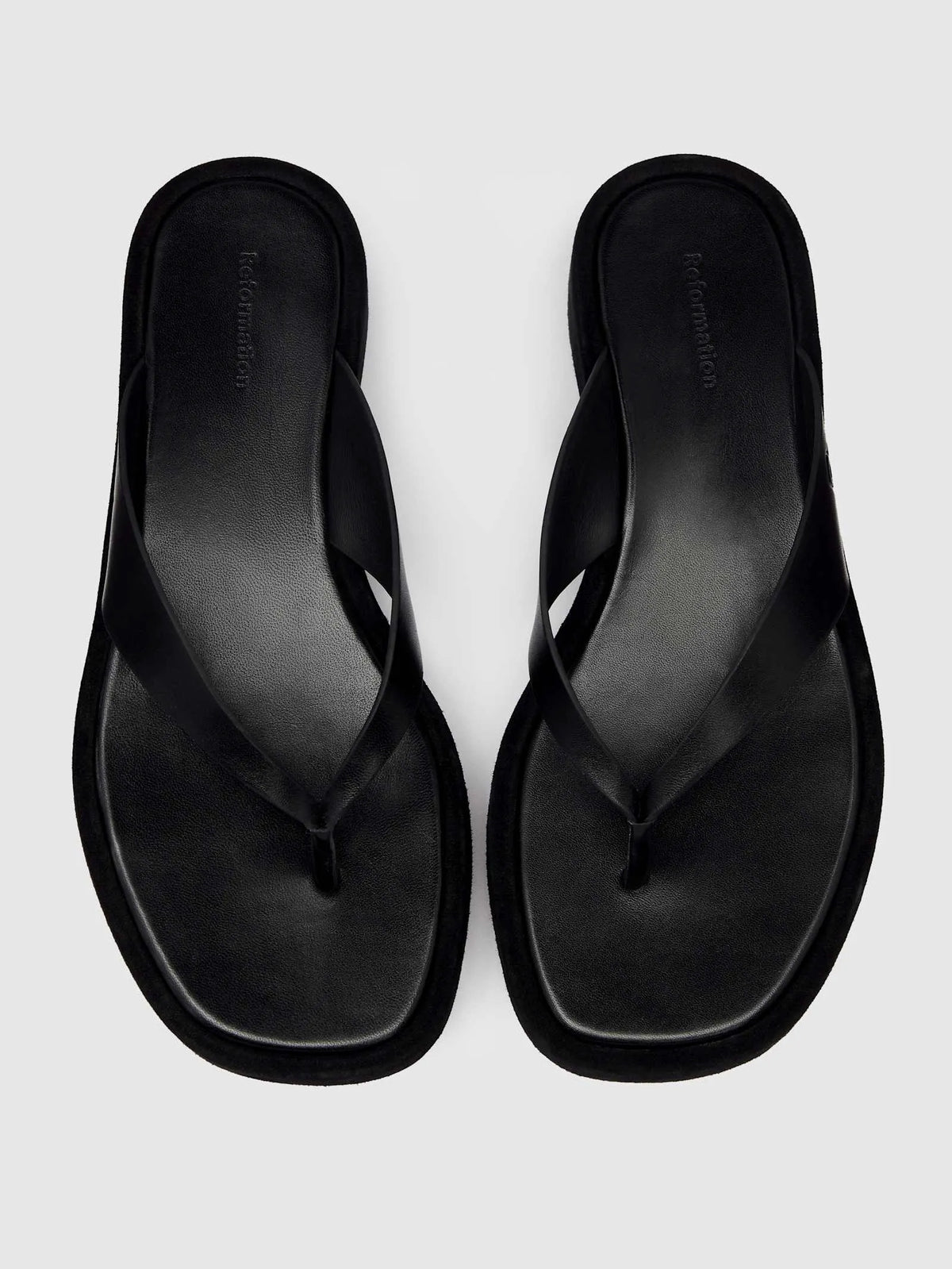Black Suede Leather