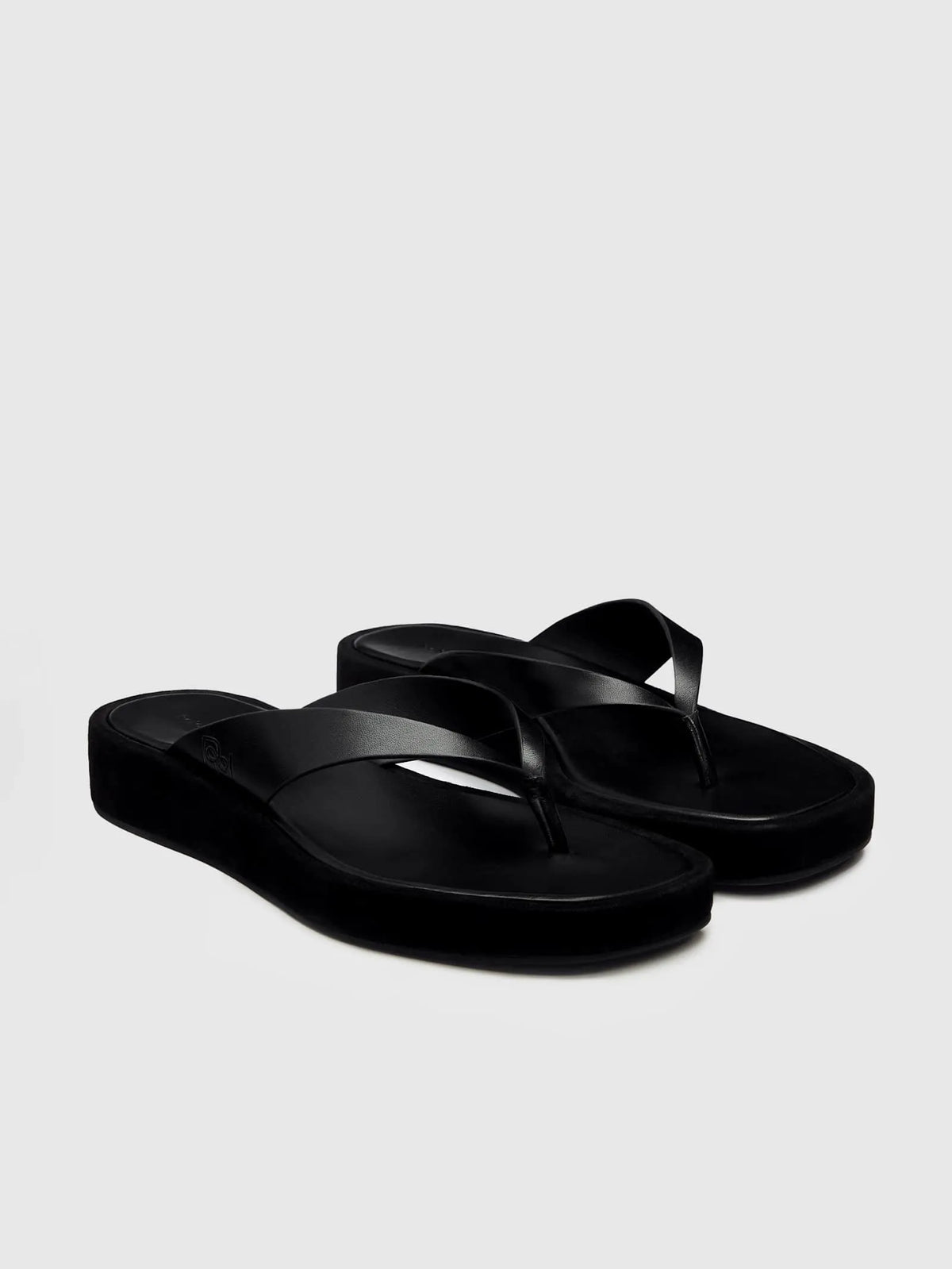 Black Suede Leather