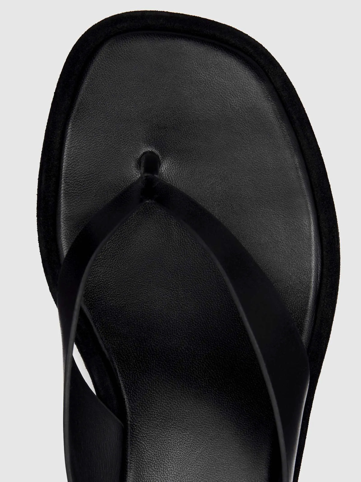 Black Suede Leather
