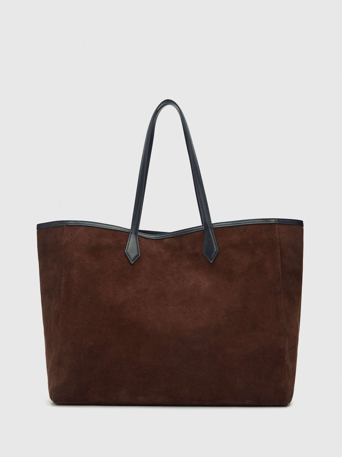 Espresso Suede Black Leather