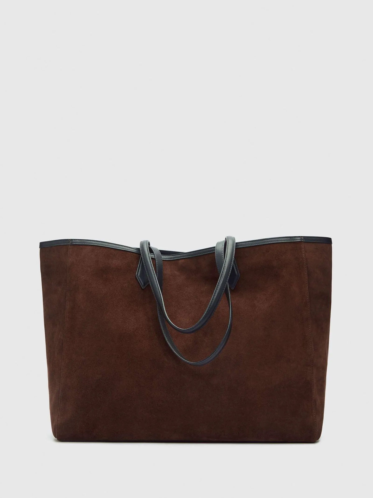 Espresso Suede Black Leather