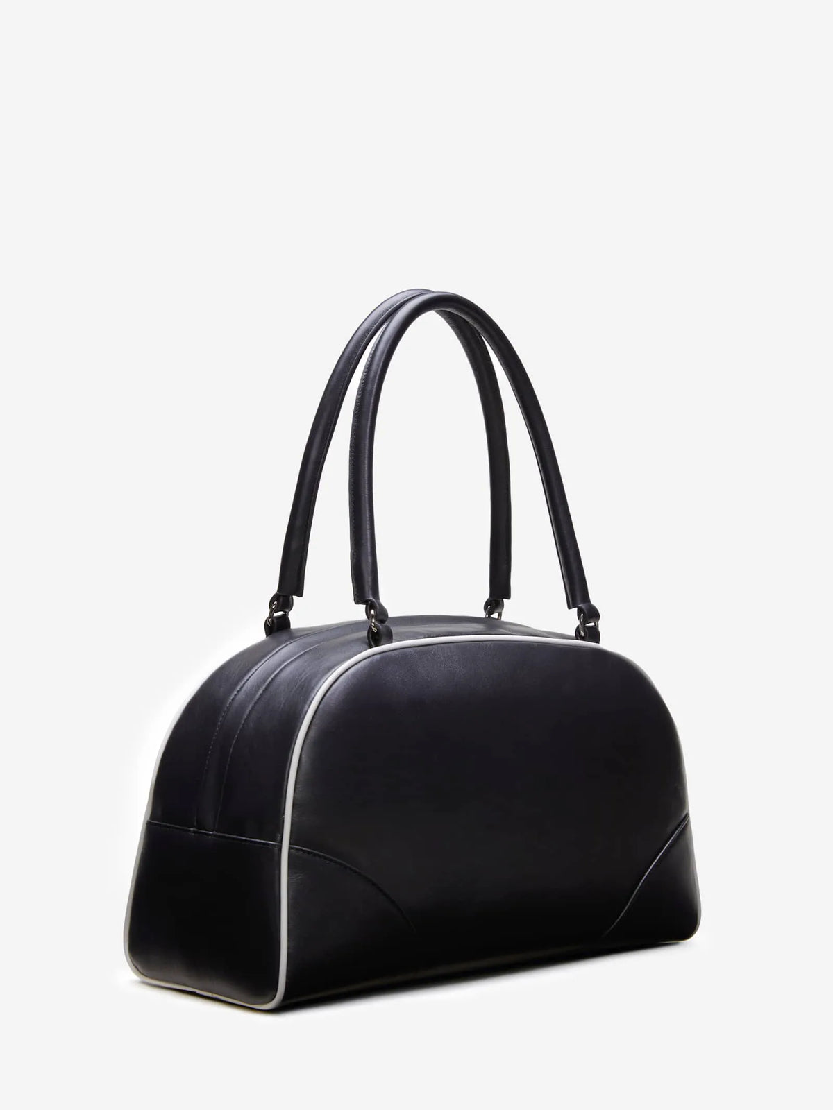 Black White Leather