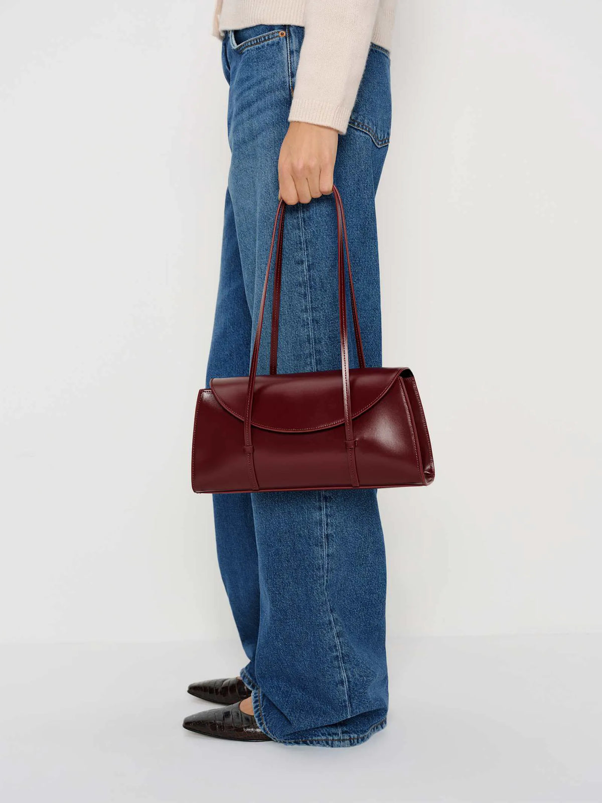 Burgundy Leather