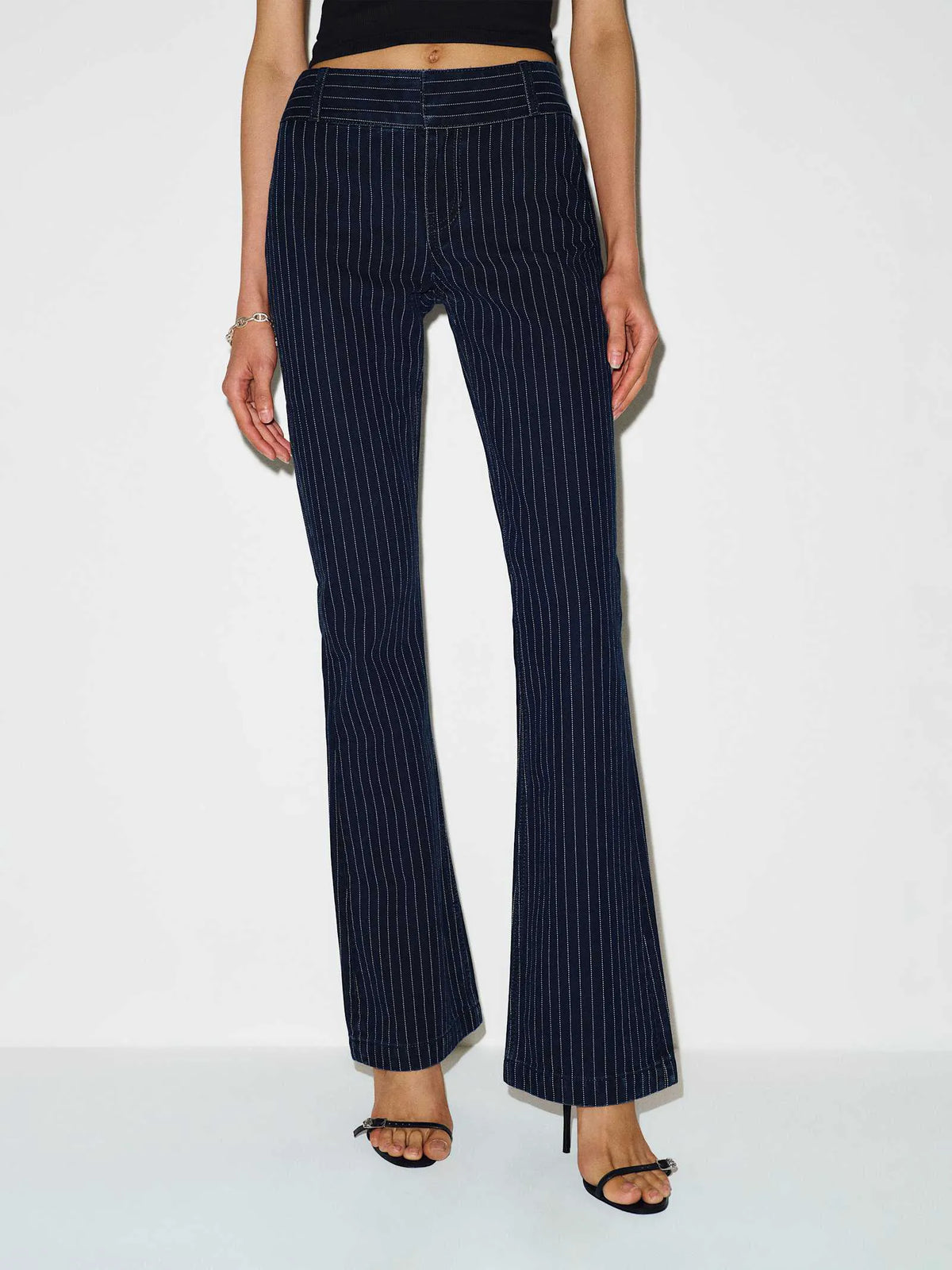 Indigo Pinstripe