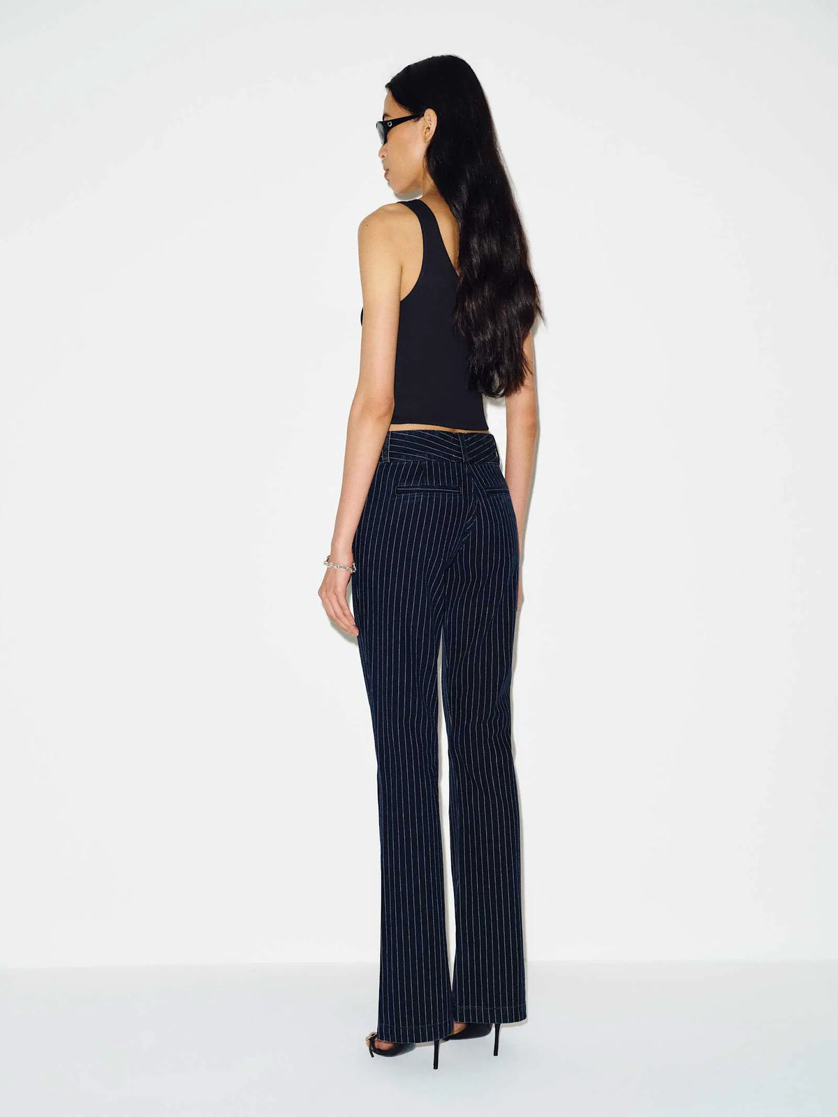 Indigo Pinstripe