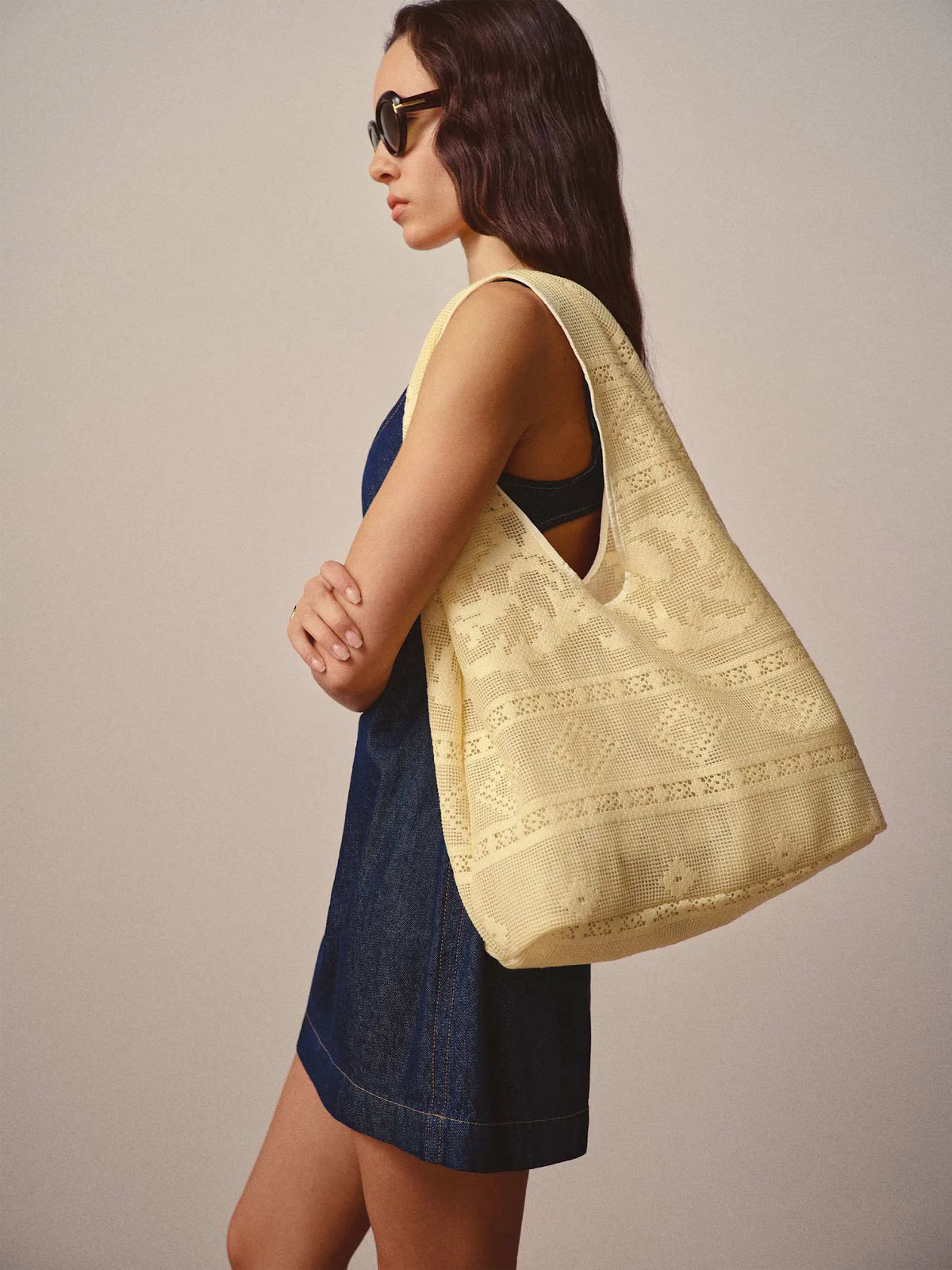 Lemon Custard Floral Lace