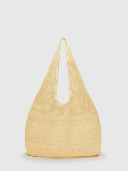 Lemon Custard Floral Lace